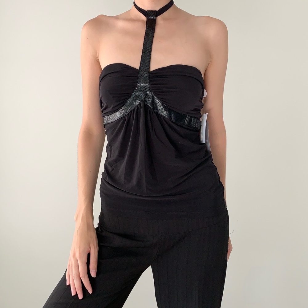 Vintage born in Hollywood club halter top